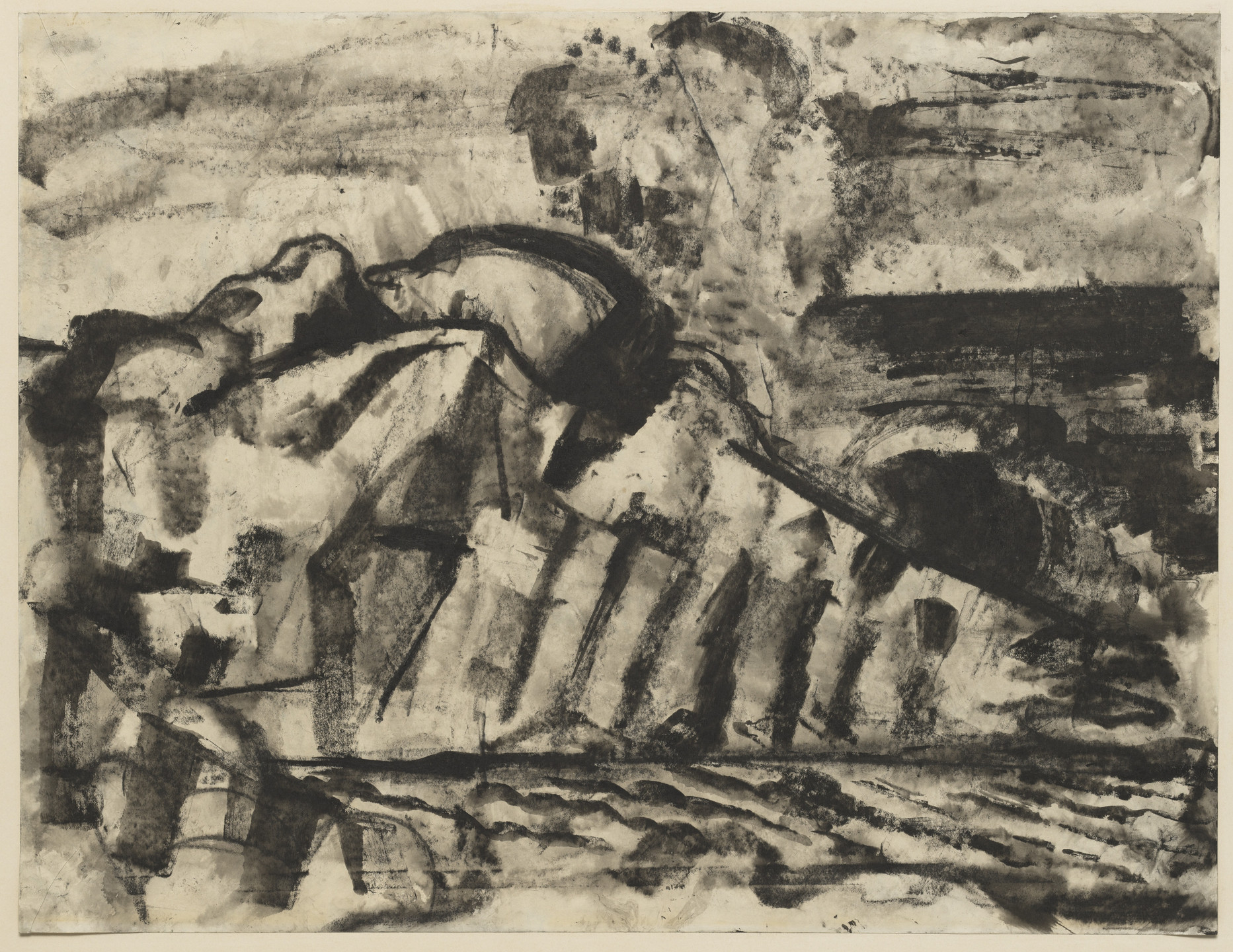 Maurice Sterne. Rocks, Maine Coast. (1916)