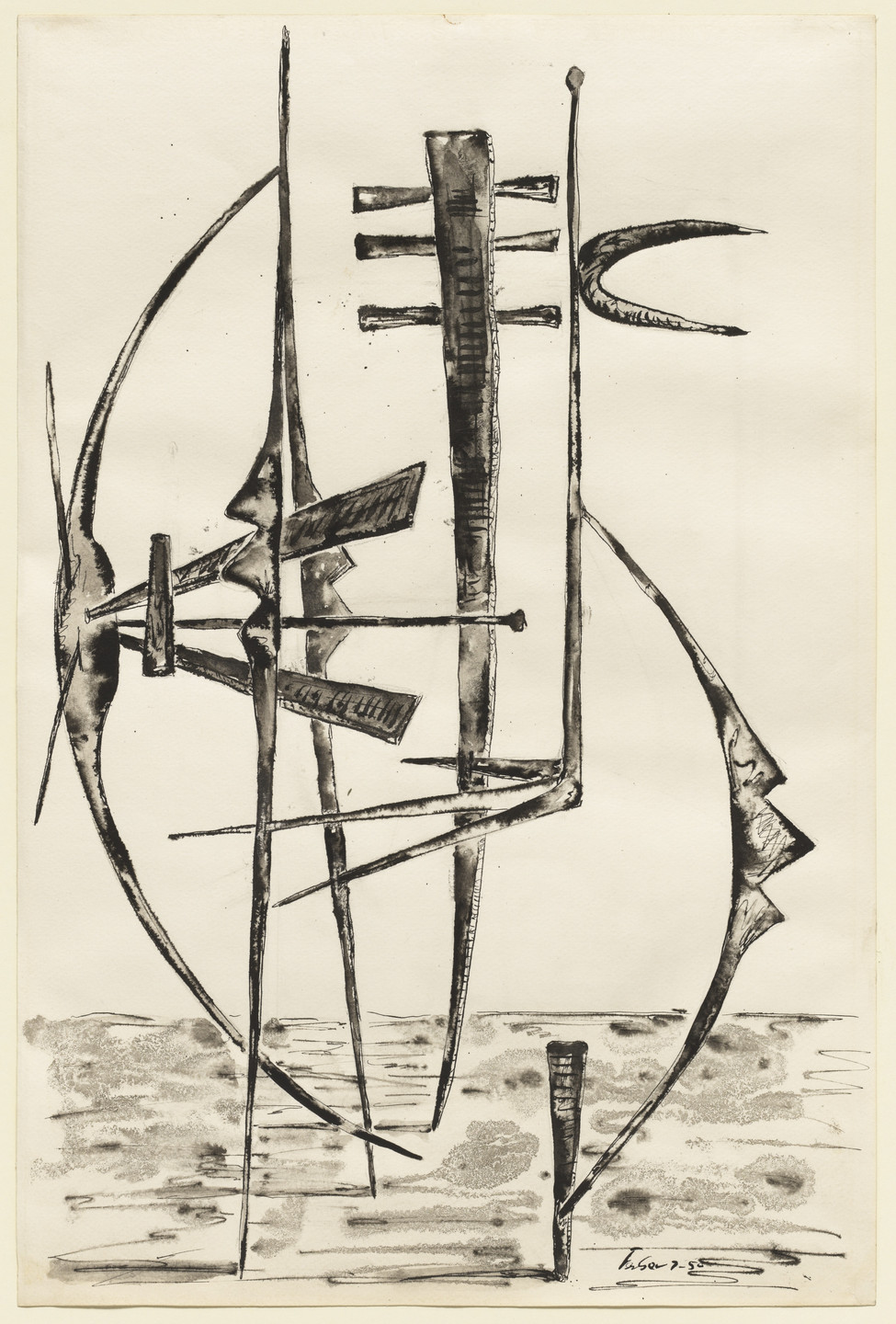 Herbert Ferber. Study for The Bow. 1950