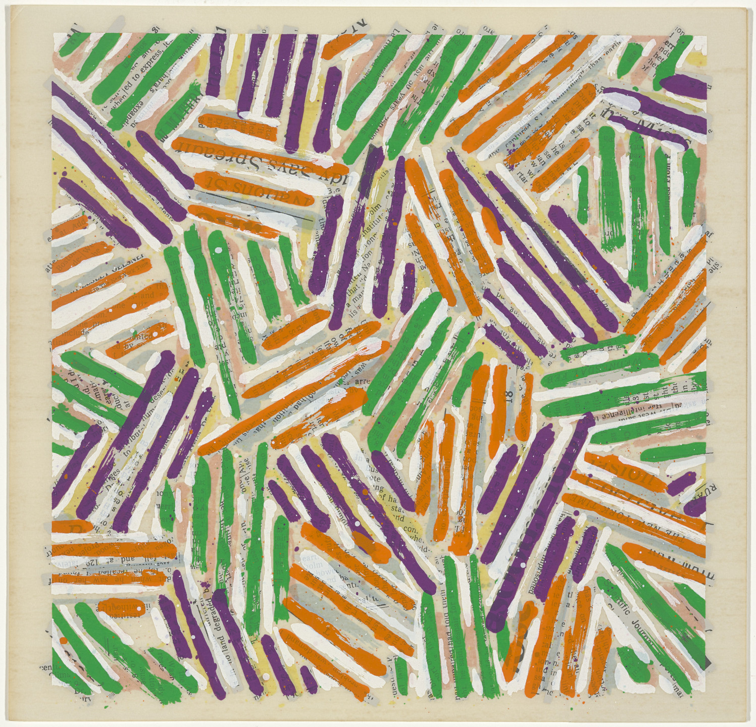 Jasper Johns. Cover from Jasper Johns/Screenprints. 1977