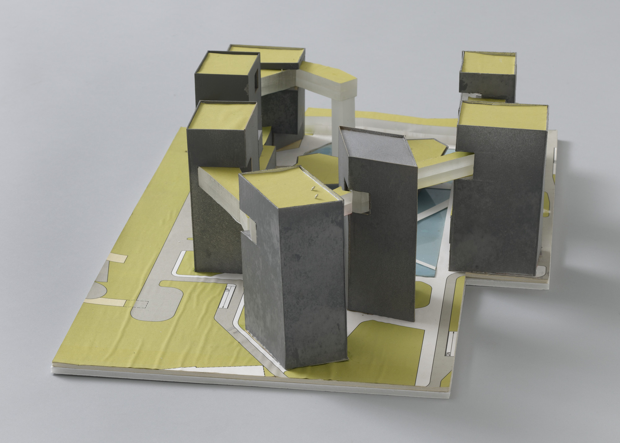 Steven Holl. Linked Hybrid, Beijing, China (Site study). 2003-2006