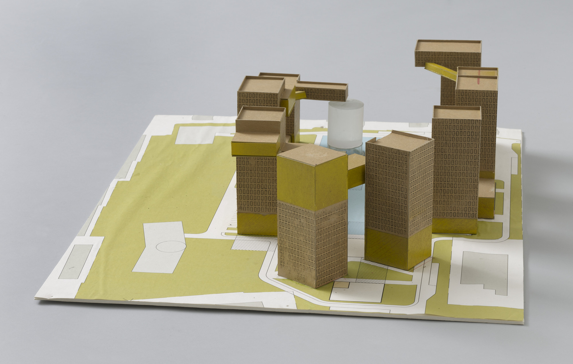 Steven Holl. Linked Hybrid, Beijing, China (Site study). 2003-2006