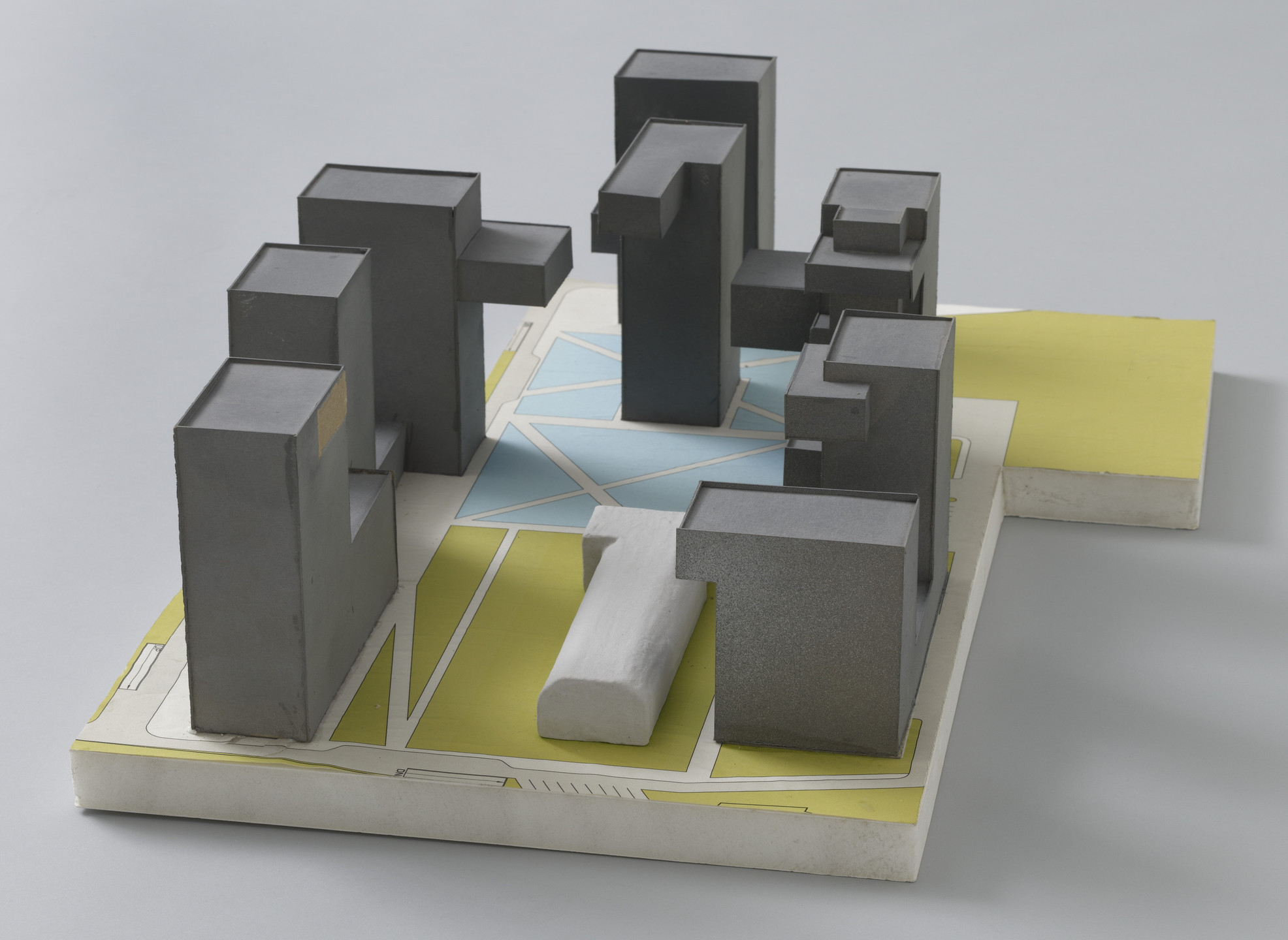 Steven Holl. Linked Hybrid, Beijing, China (Site study). 2003-2006