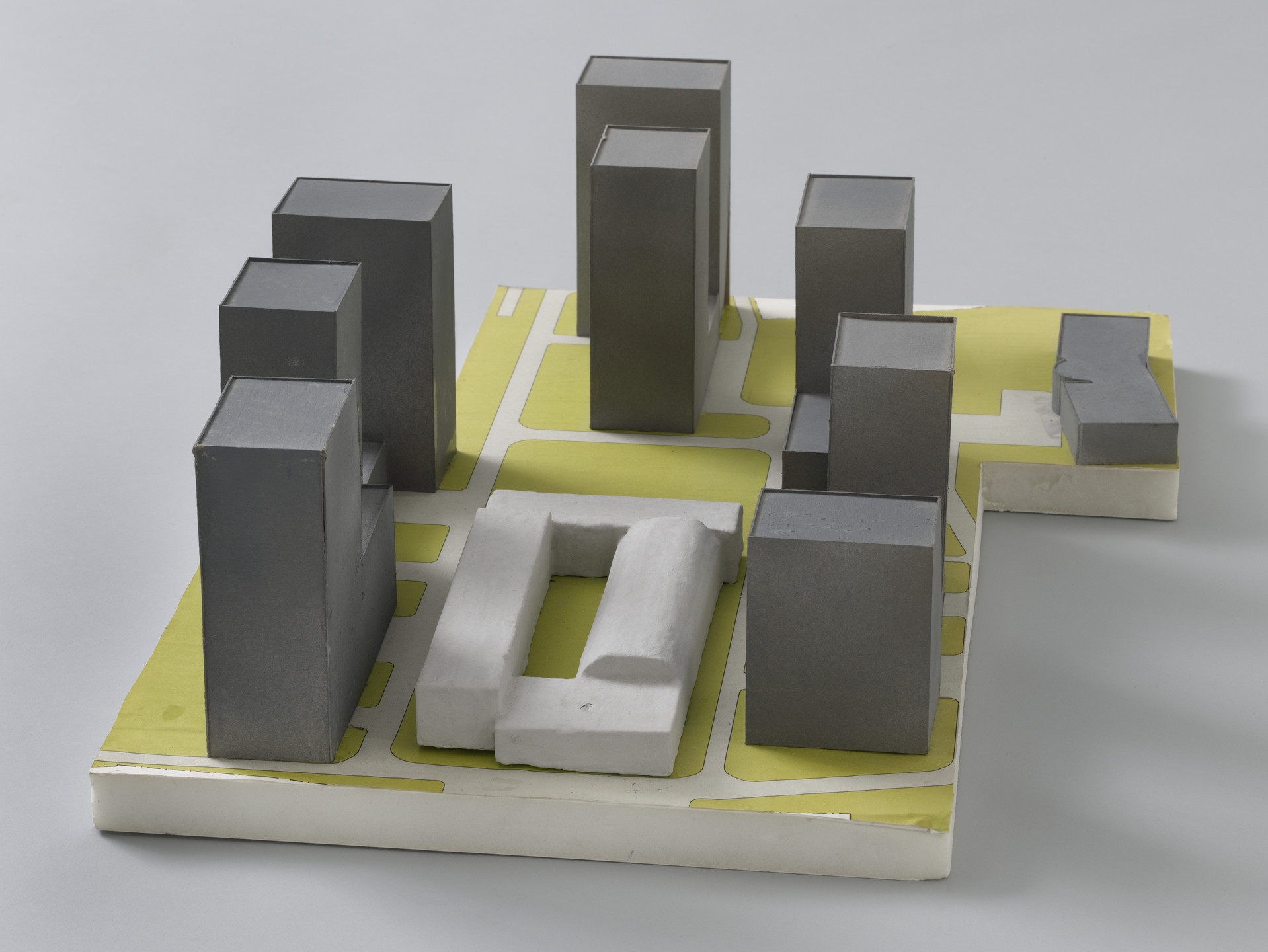 Steven Holl. Linked Hybrid, Beijing, China (Site study). 2003-2006