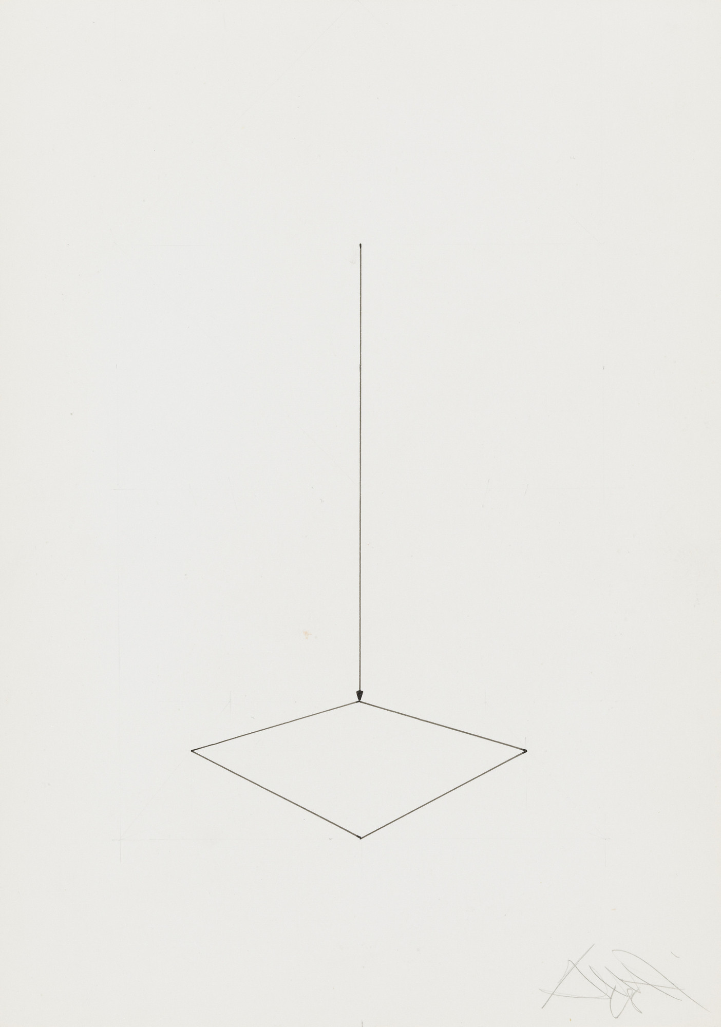 Gianfredo Camesi. Untitled (fil a plomb)