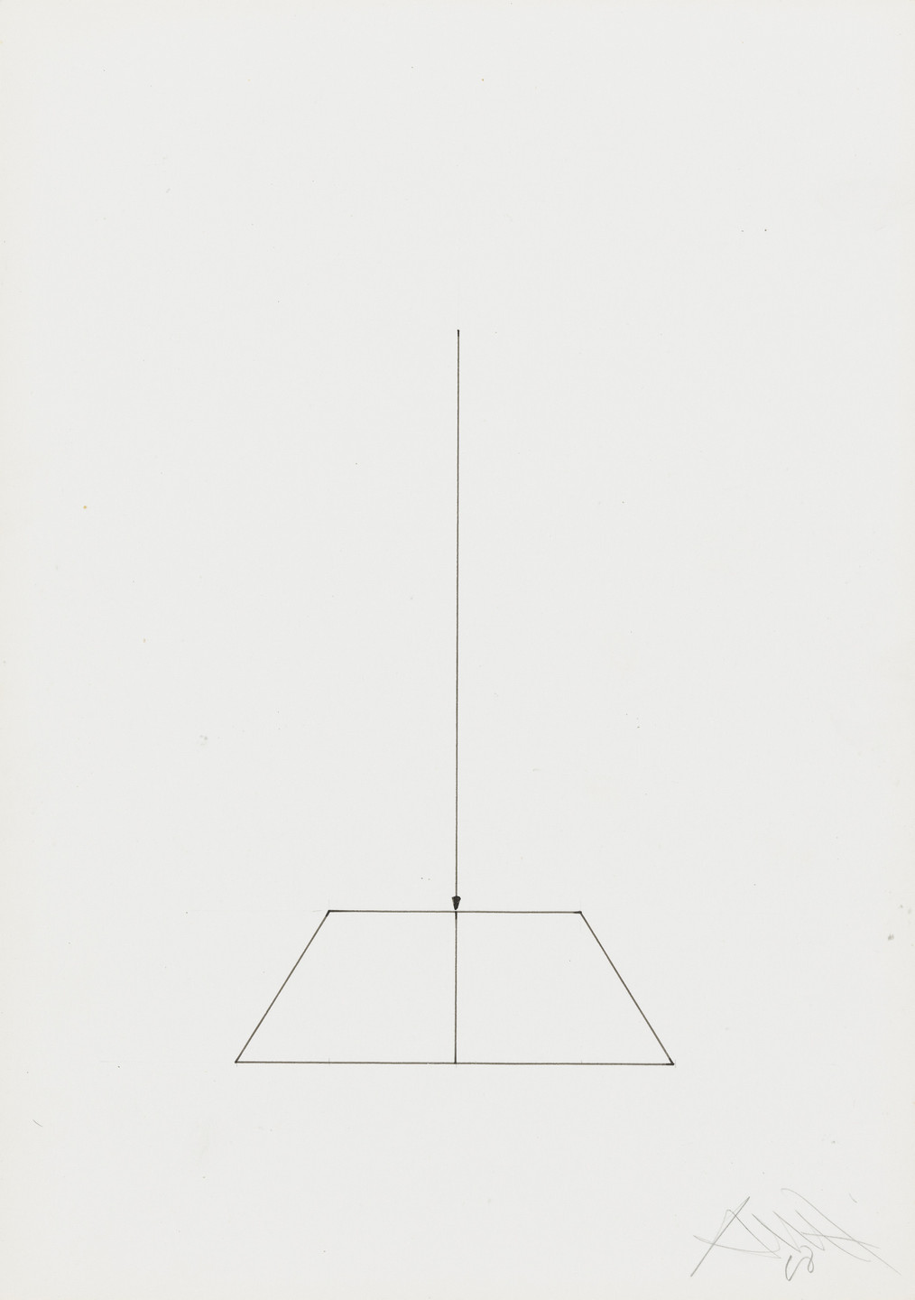 Gianfredo Camesi. Untitled (fil a plomb). 1968