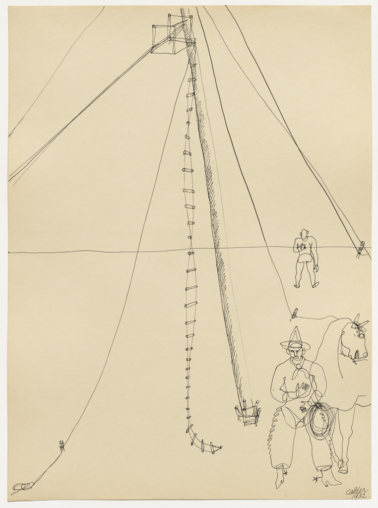 Cowboy and Rope Ladder