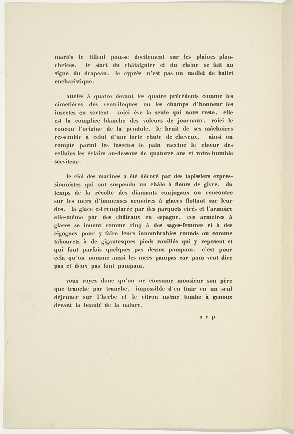 Max Ernst. Natural History (Histoire naturelle). c. 1925, published 1926