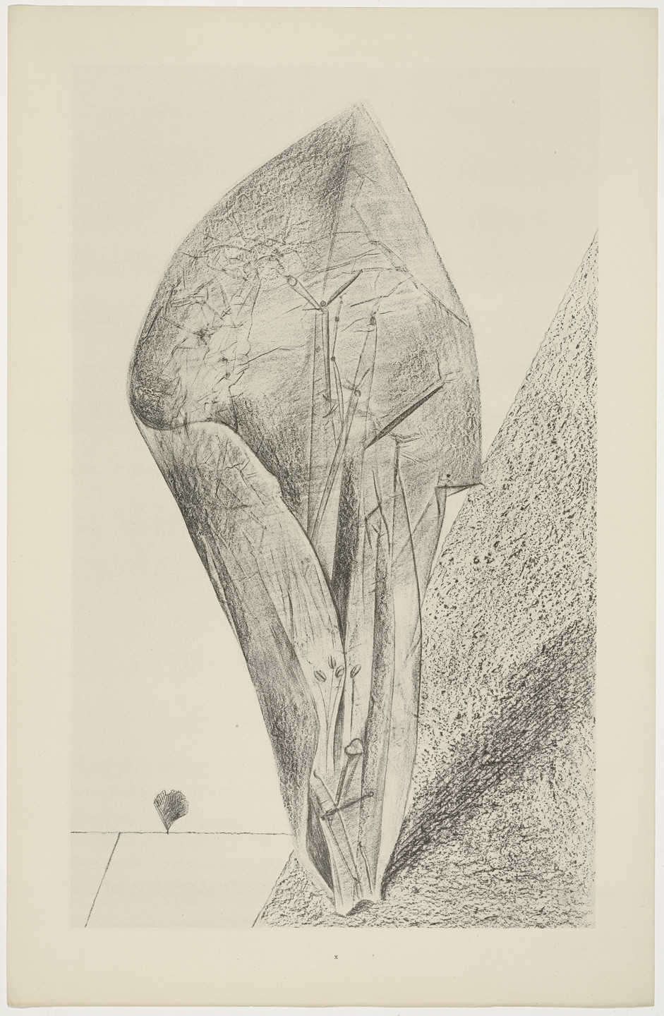 Max Ernst. She Guards Her Secret (Elle garde son secret) from Natural History (Histoire naturelle). c. 1925, published 1926