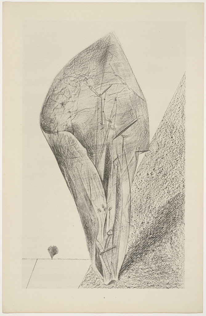 She Guards Her Secret (Elle garde son secret) from Natural History (Histoire naturelle), Max Ernst, c. 1925, published 1926