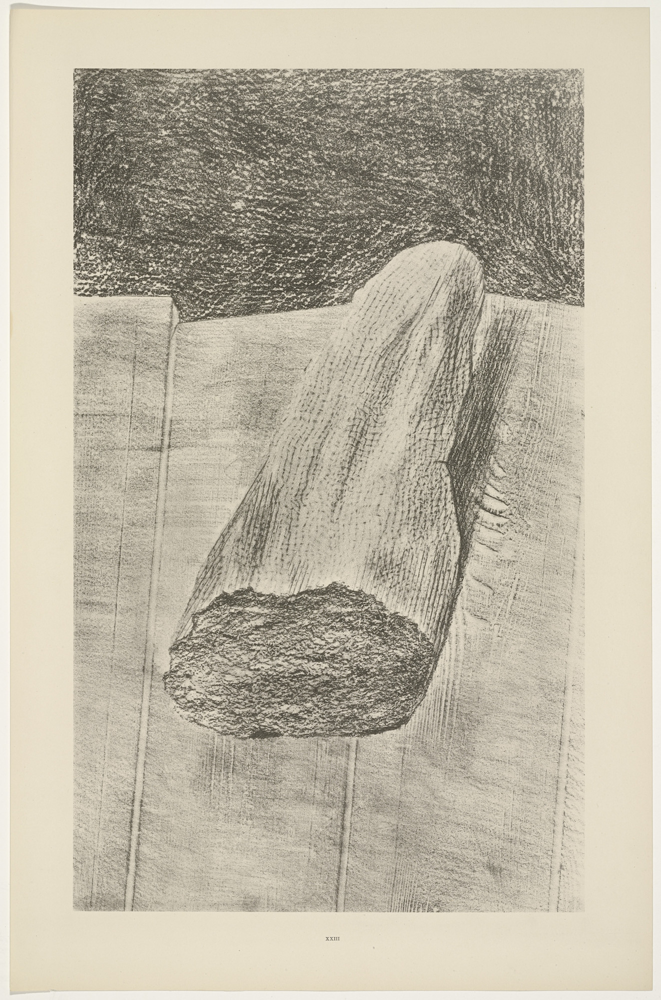 Max Ernst. The Vaccinated Bread (Le Pain vacciné) from Natural History (Histoire naturelle)