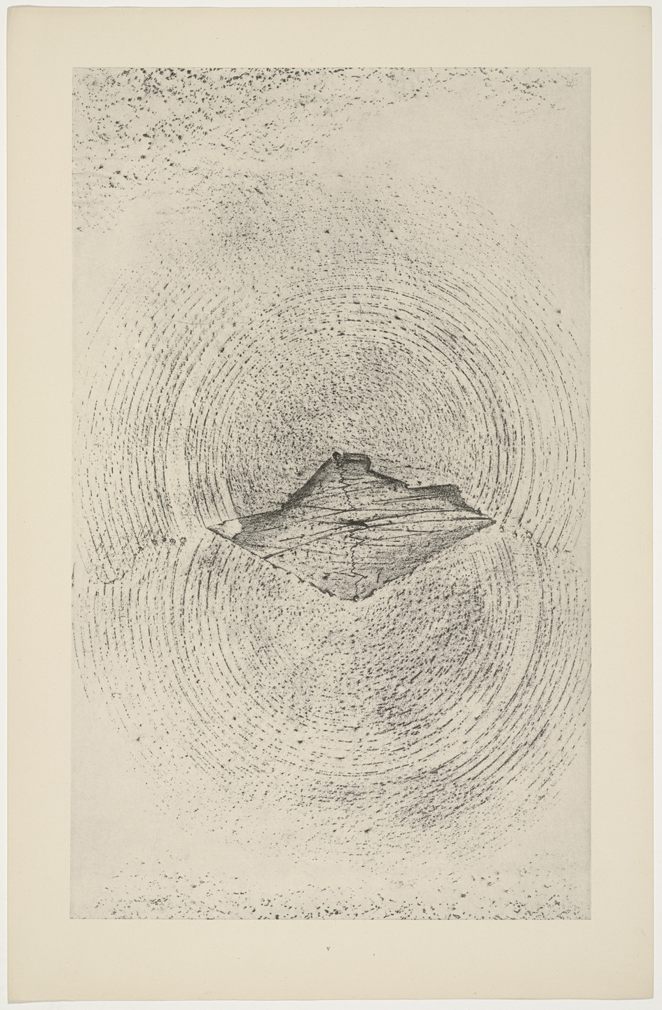 Max Ernst. Earthquake (Le Tremblement de terre) from Natural History (Histoire naturelle). c. 1925, published 1926