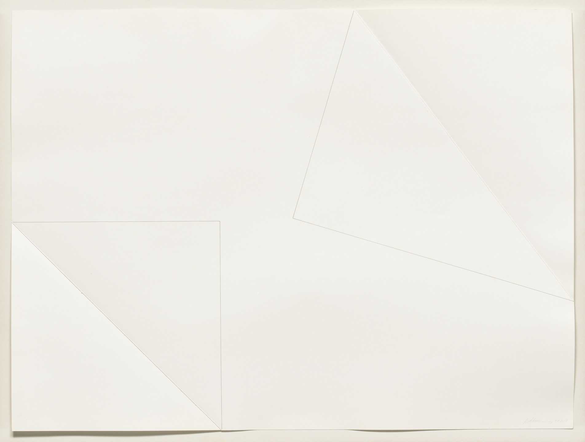 Dorothea Rockburne. Drawing Which Makes Itself: FPI 16. 1973