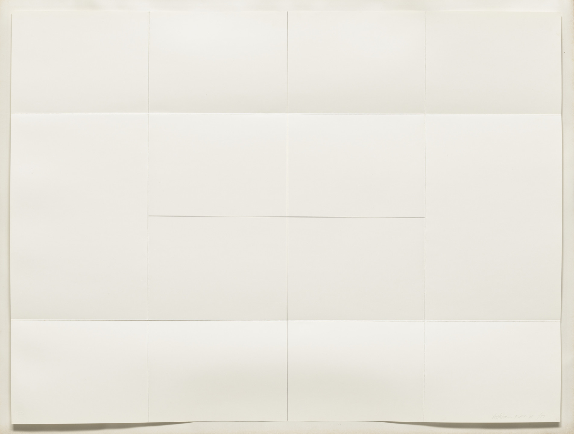Dorothea Rockburne. Drawing Which Makes Itself: FPI 18. 1973