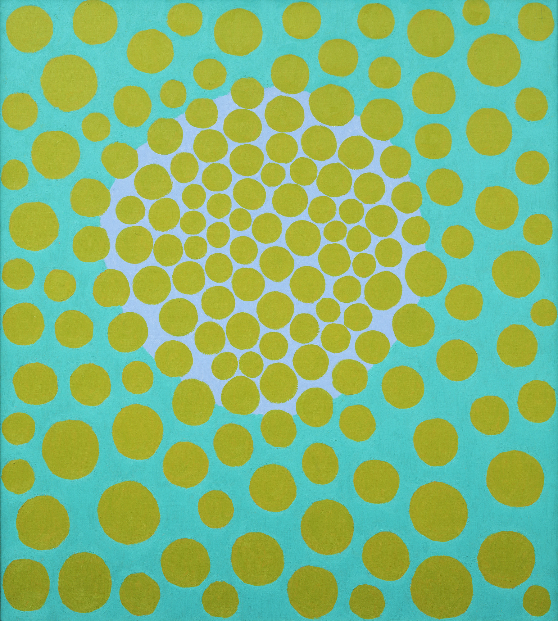 Richard Anuszkiewicz. Fluorescent Complement. 1960 | MoMA