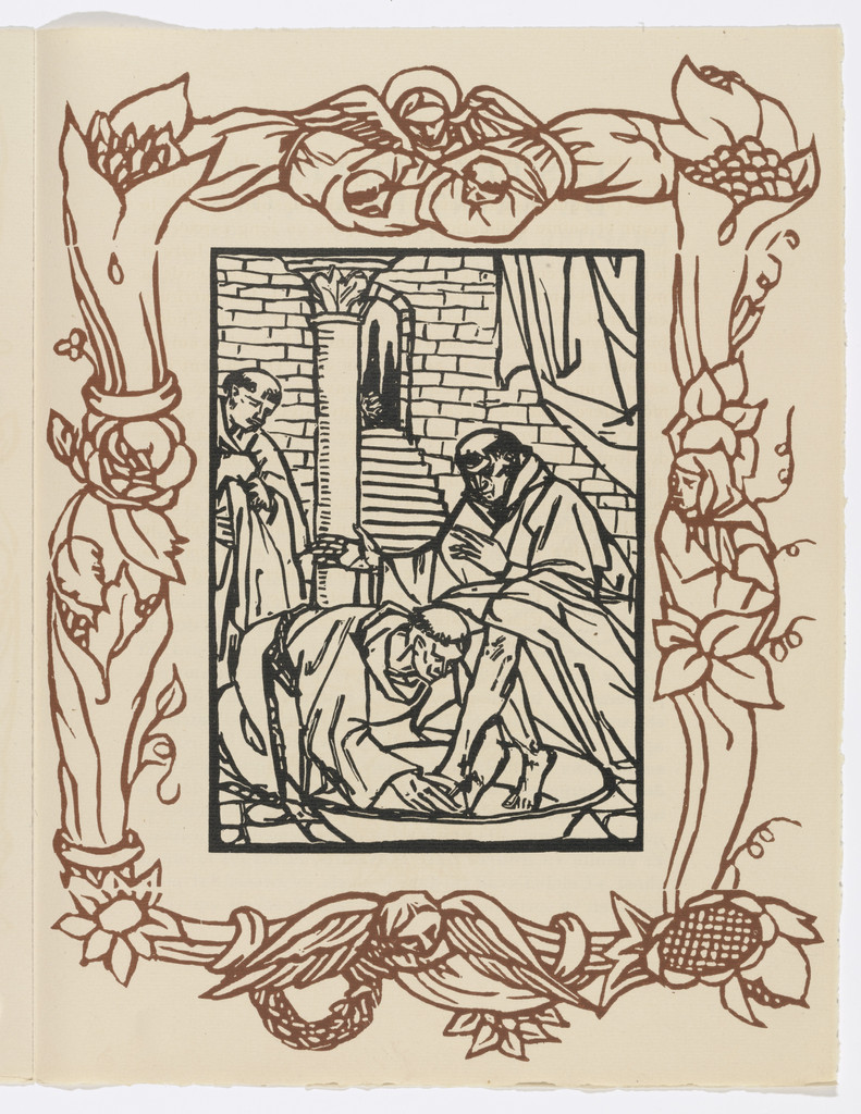 Plate (page 95) from Les Petites Fleurs de St. François (The Little Flowers of St. Francis)