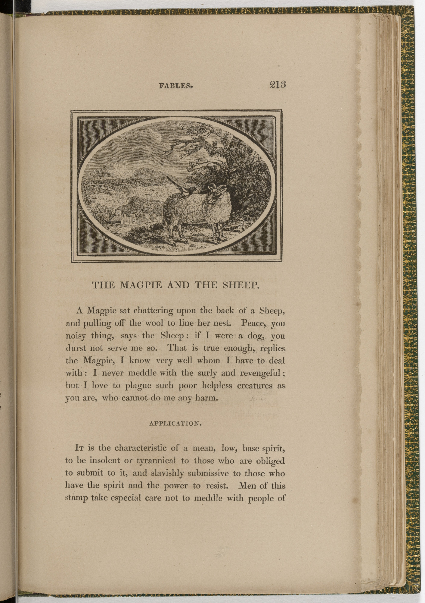 Thomas Bewick. Headpiece (page 213) from The Fables of Aesop