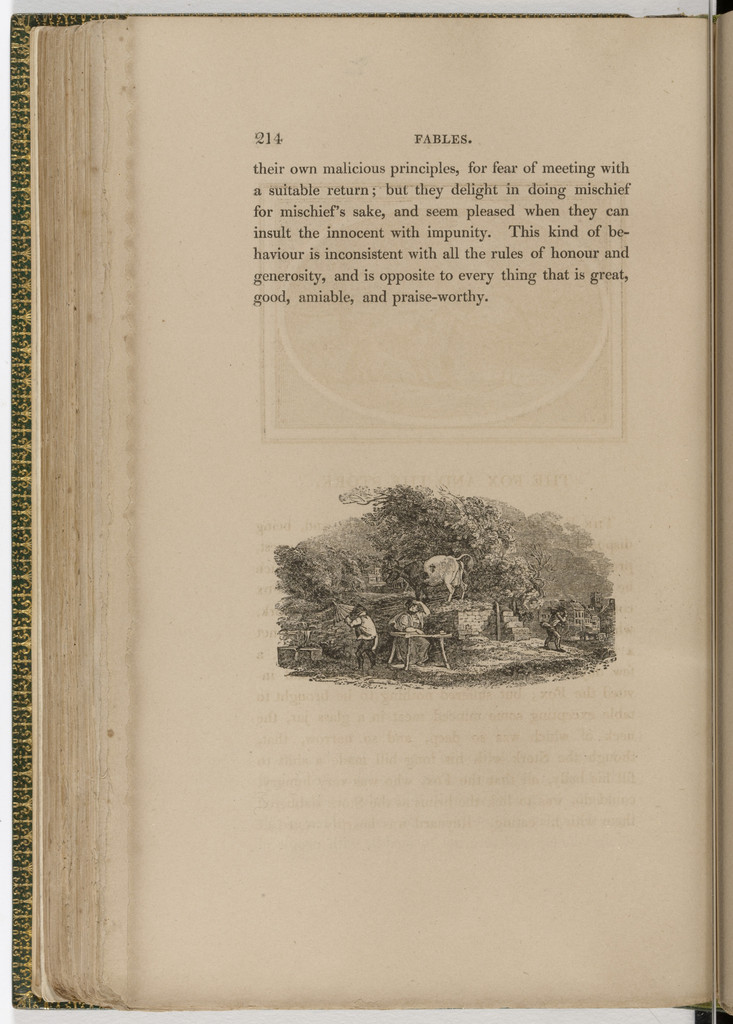 Tailpiece (page 214) from The Fables of Aesop