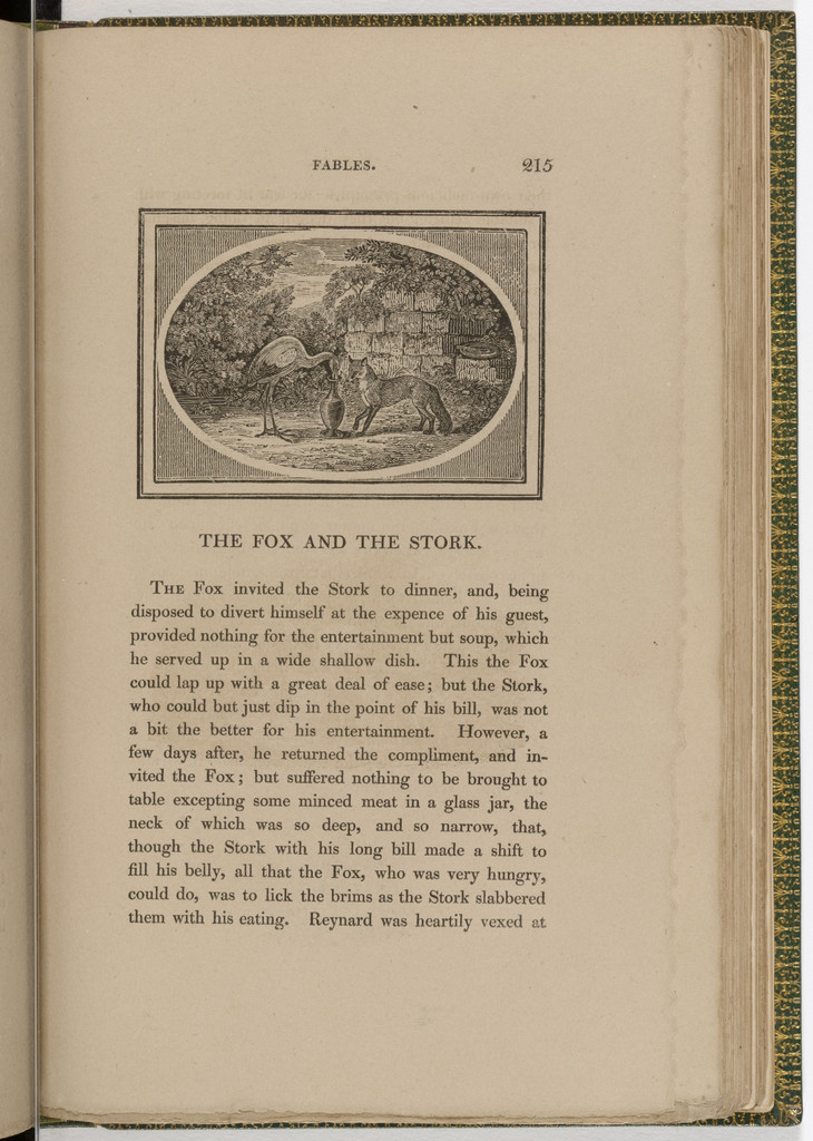 Headpiece (page 215) from The Fables of Aesop