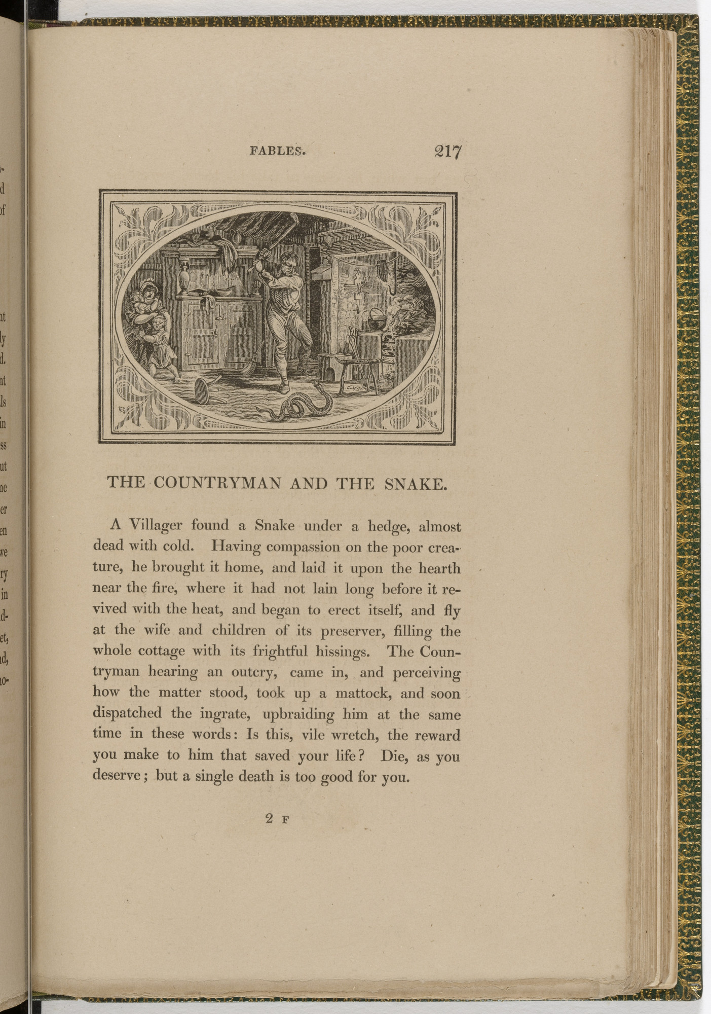 Thomas Bewick. Headpiece (page 217) from The Fables of Aesop
