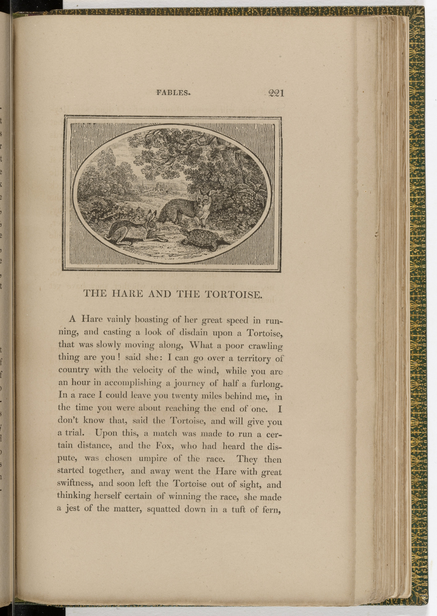 Thomas Bewick. Headpiece (page 221) from The Fables of Aesop