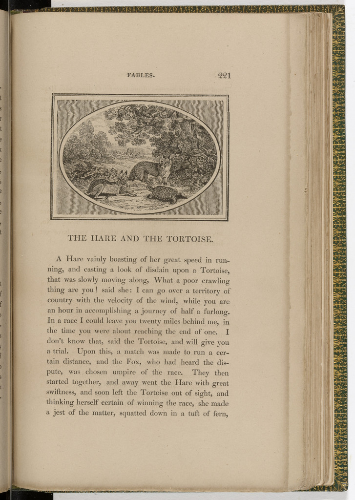 Headpiece (page 221) from The Fables of Aesop