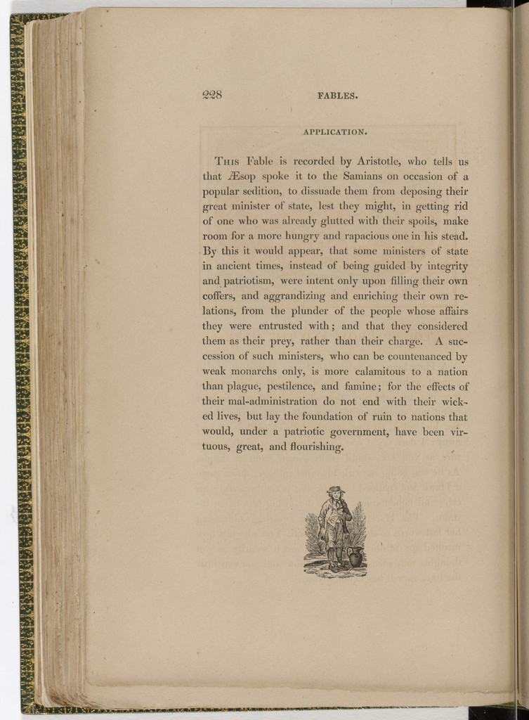 Tailpiece (page 228) from The Fables of Aesop