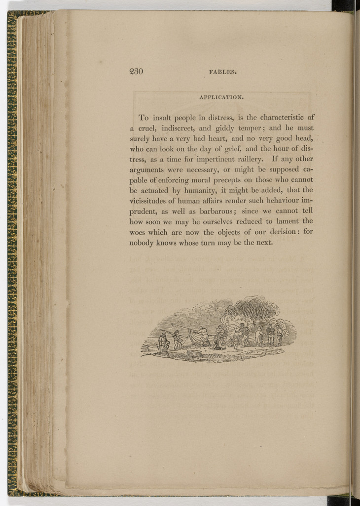 Tailpiece (page 230) from The Fables of Aesop