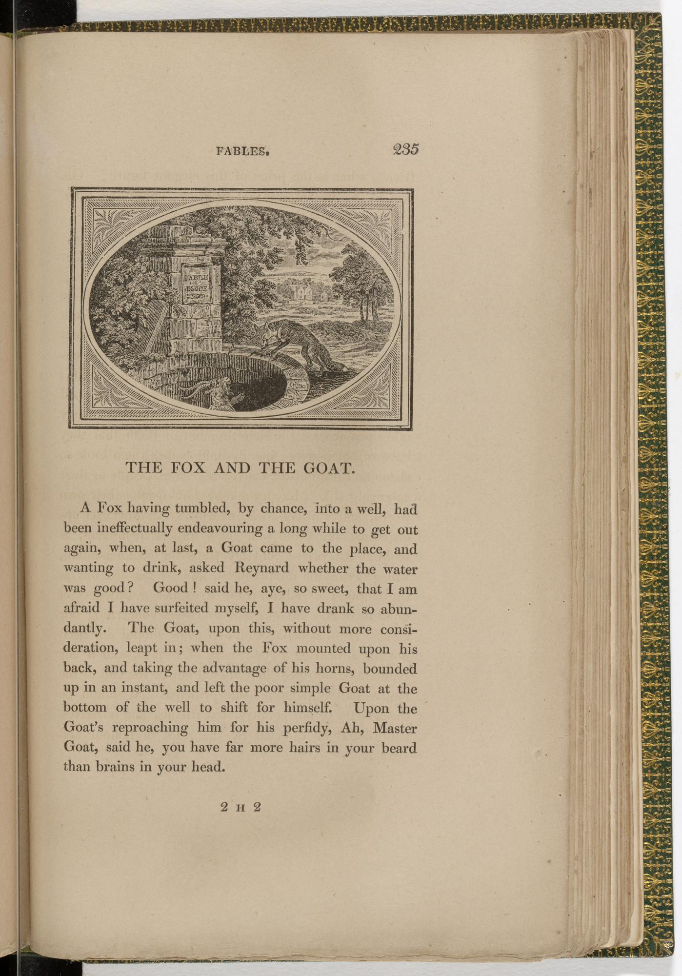 Thomas Bewick. Headpiece (page 235) from The Fables of Aesop