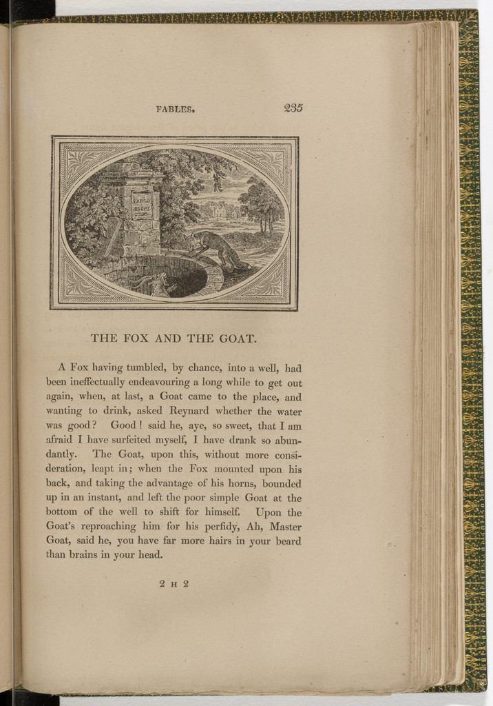 Headpiece (page 235) from The Fables of Aesop