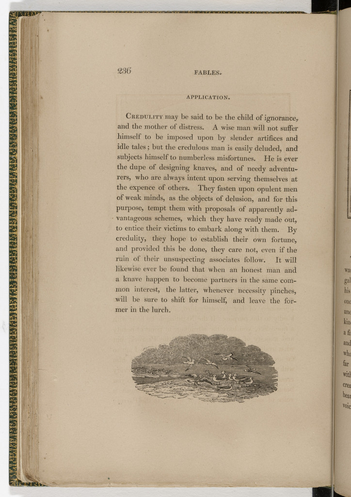 Tailpiece (page 236) from The Fables of Aesop