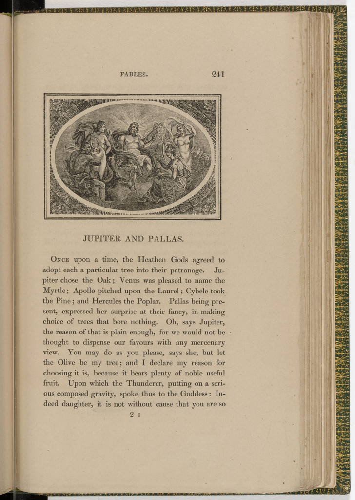 Headpiece (page 241) from The Fables of Aesop