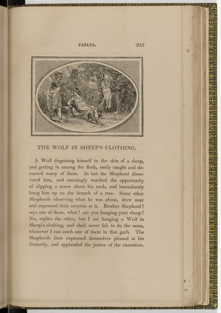 Headpiece (page 245) from The Fables of Aesop