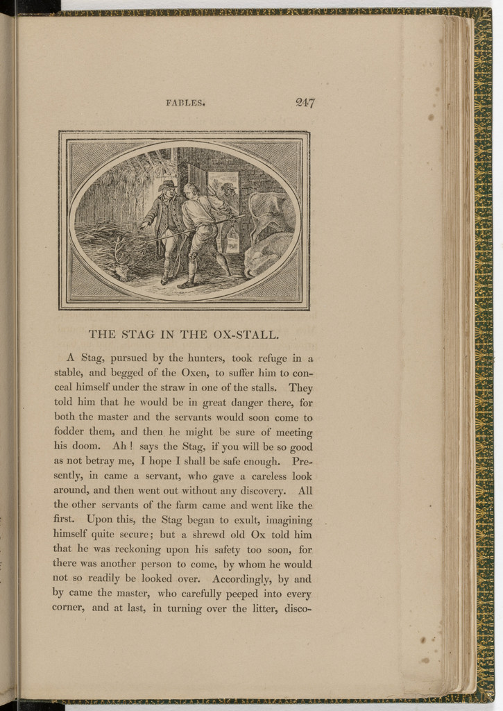 Headpiece (page 247) from The Fables of Aesop