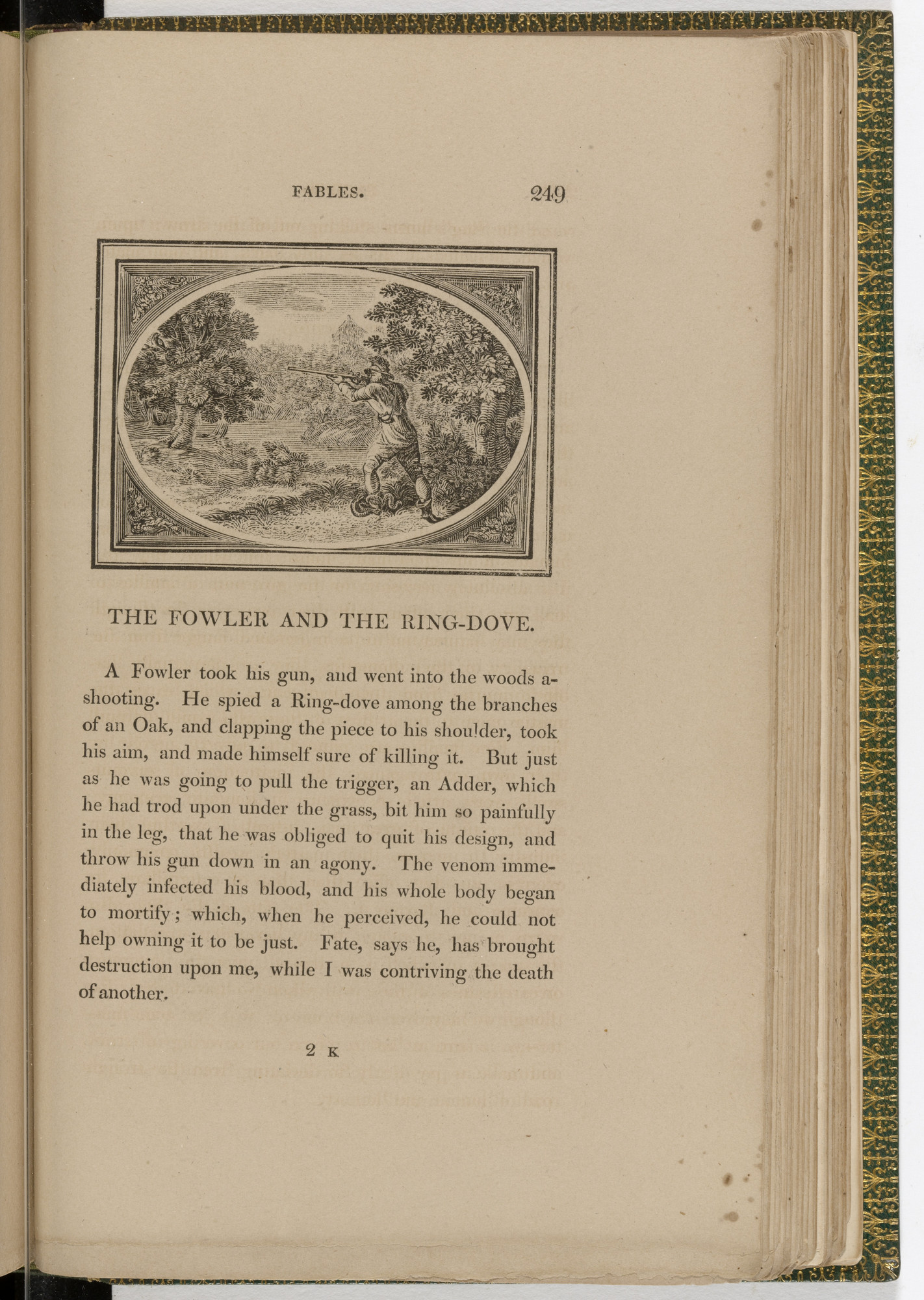 Thomas Bewick. Headpiece (page 249) from The Fables of Aesop