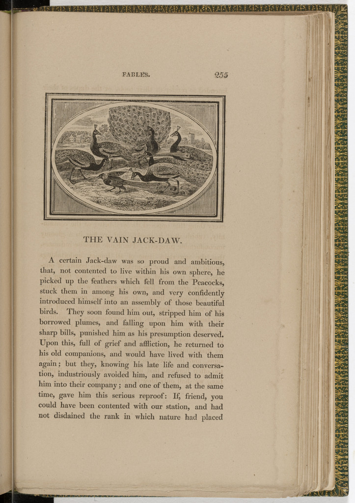 Headpiece (page 255) from The Fables of Aesop