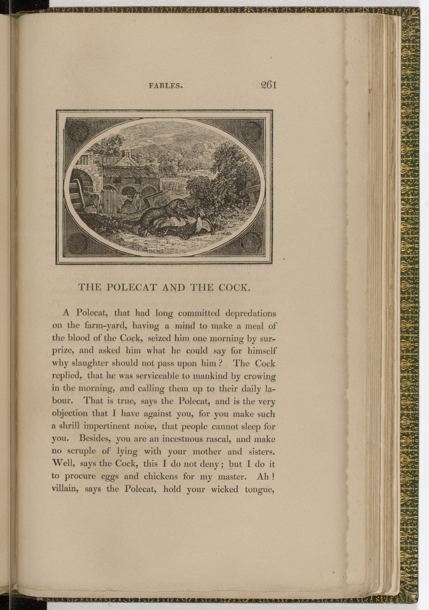 Thomas Bewick. Headpiece (page 261) from The Fables of Aesop