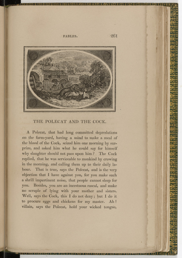 Headpiece (page 261) from The Fables of Aesop