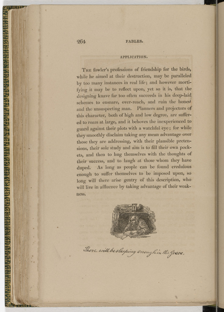 Tailpiece (page 264) from The Fables of Aesop