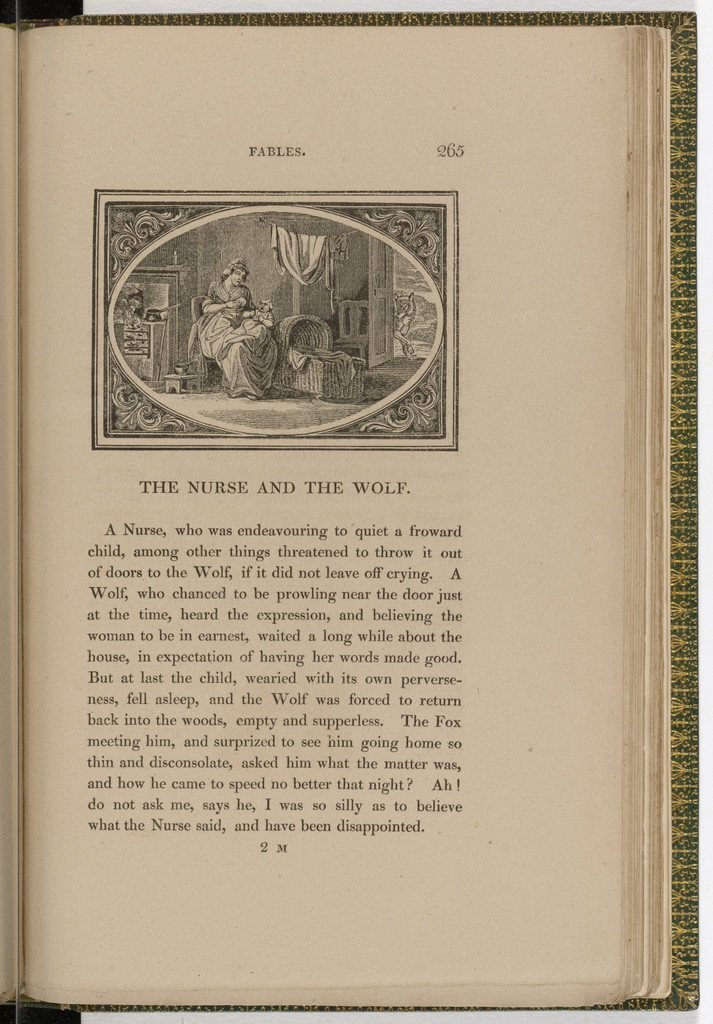 Headpiece (page 265) from The Fables of Aesop