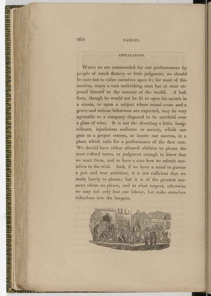 Tailpiece (page 268) from The Fables of Aesop