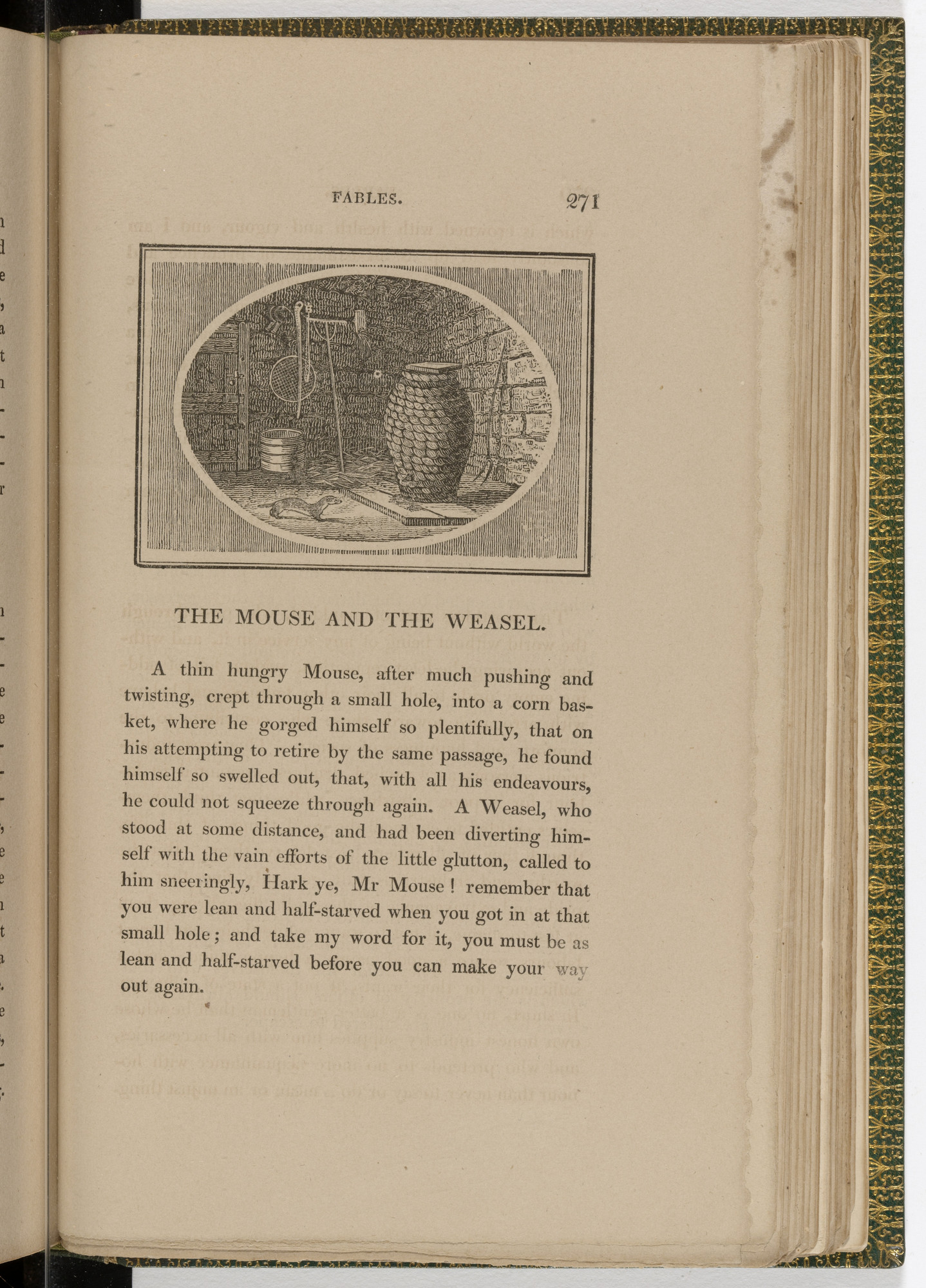 Thomas Bewick. Headpiece (page 271) from The Fables of Aesop