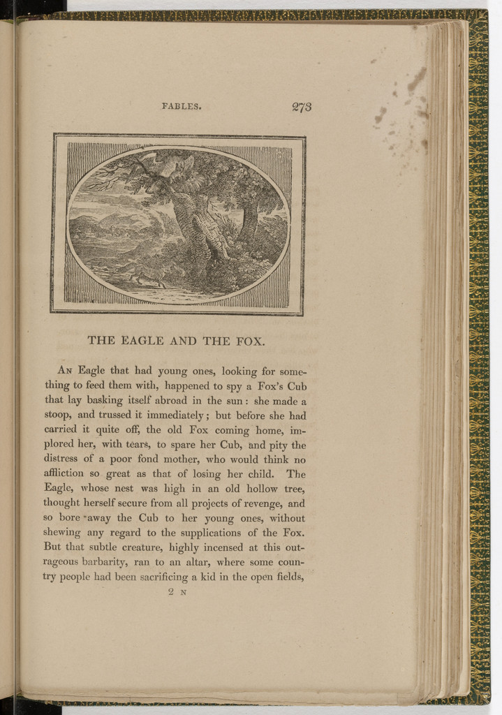 Headpiece (page 273) from The Fables of Aesop