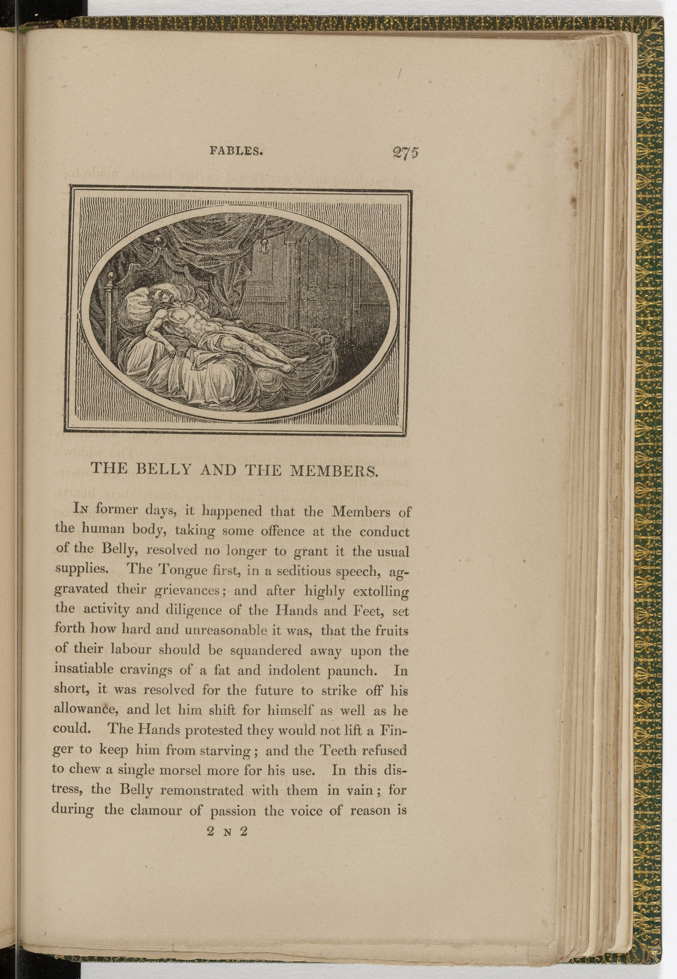 Thomas Bewick. Headpiece (page 275) from The Fables of Aesop