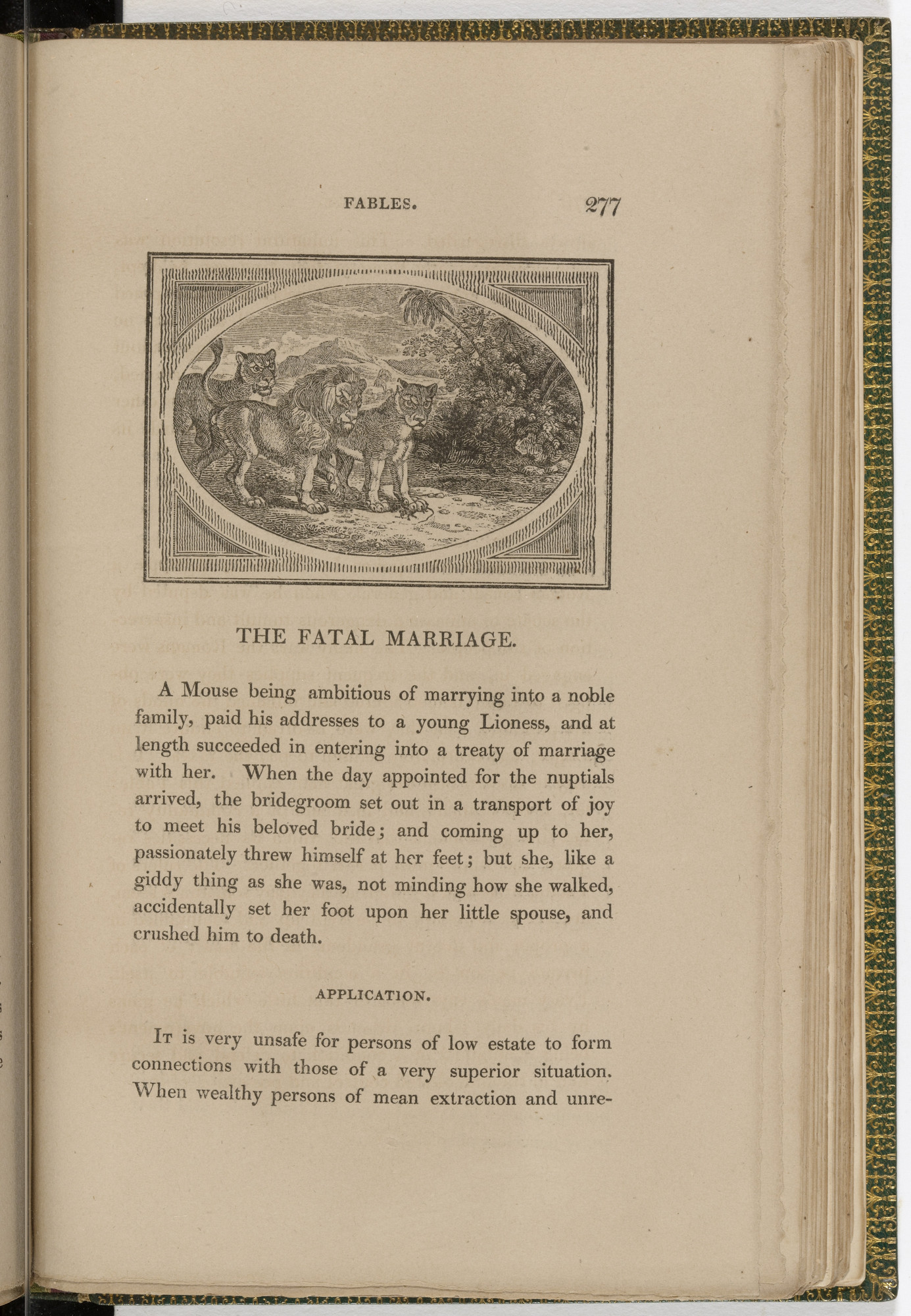 Thomas Bewick. Headpiece (page 277) from The Fables of Aesop