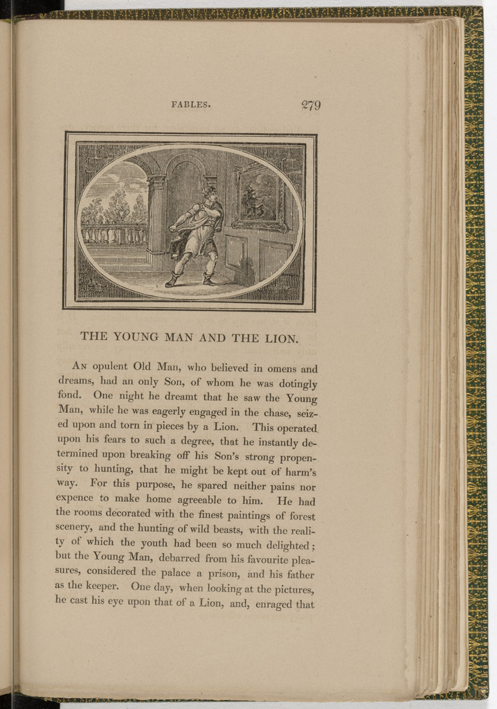 Headpiece (page 279) from The Fables of Aesop