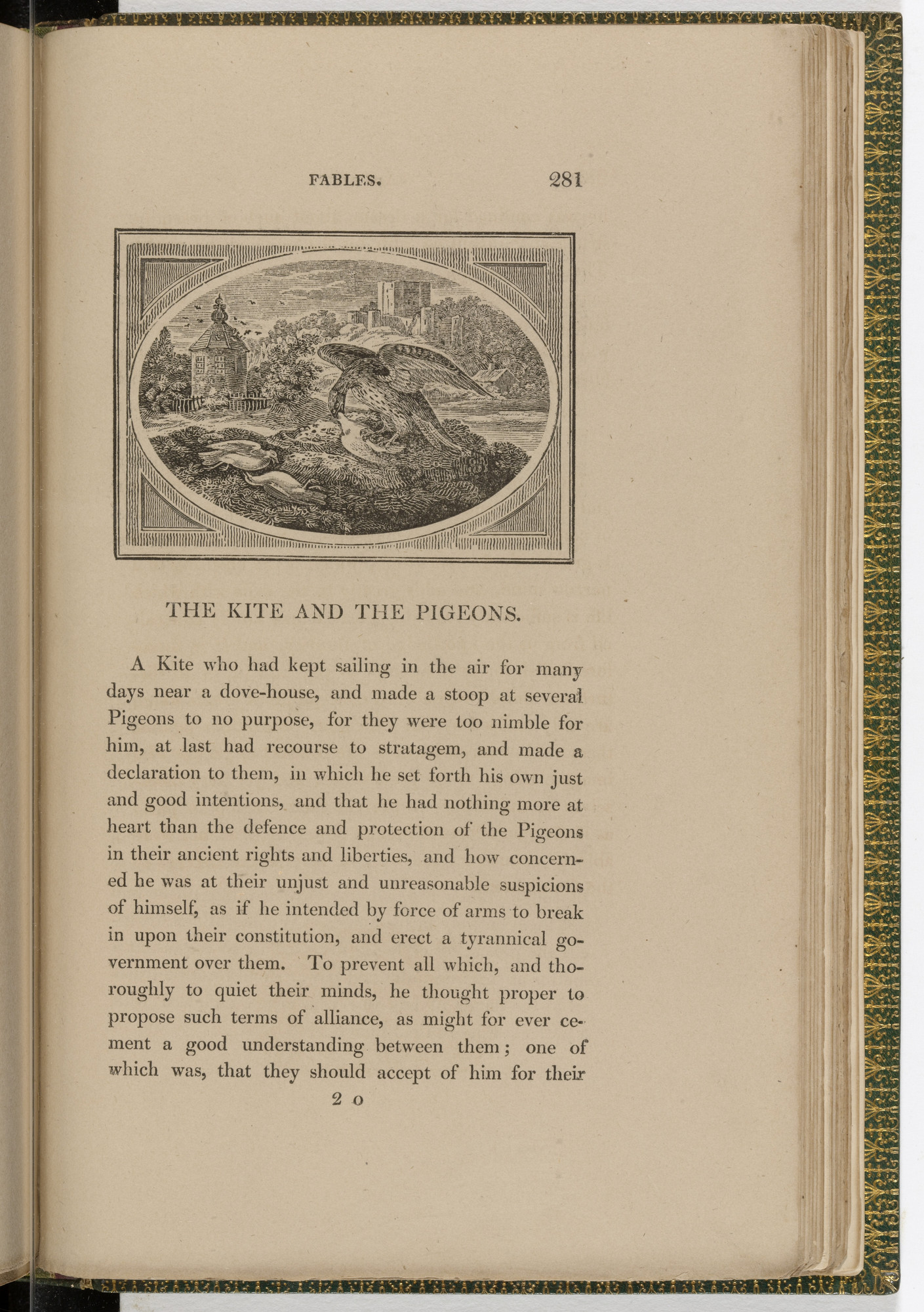 Thomas Bewick. Headpiece (page 281) from The Fables of Aesop
