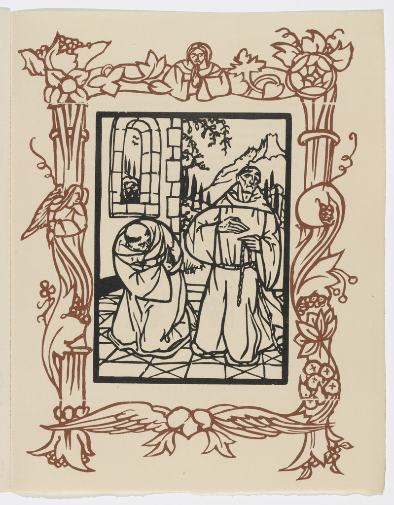 Plate (page 63) from Les Petites Fleurs de St. François (The Little Flowers of St. Francis)