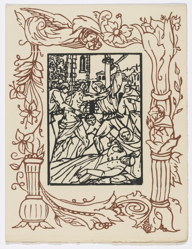 Plate (page 73) from Les Petites Fleurs de St. François (The Little Flowers of St. Francis)