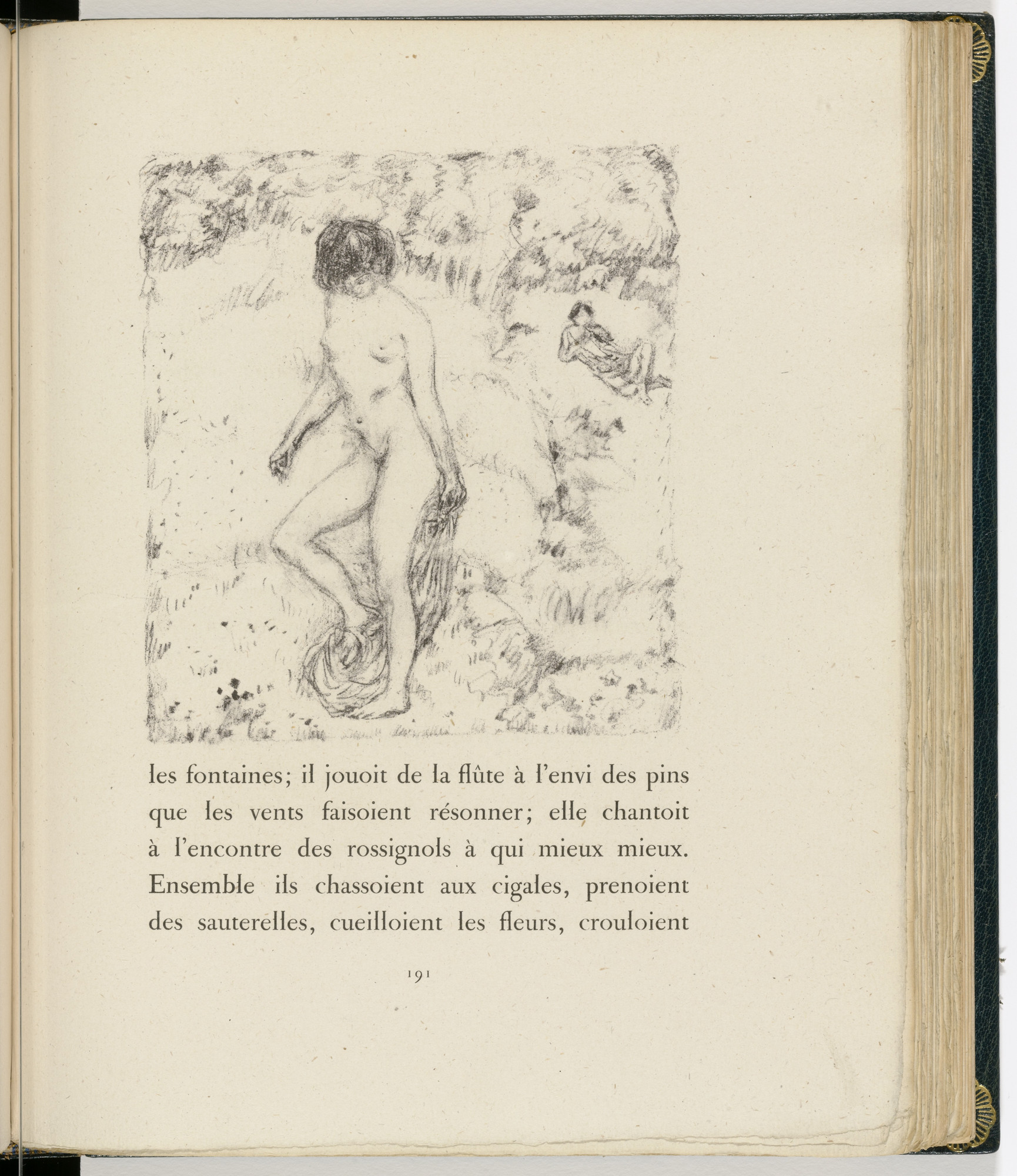 Pierre Bonnard. In-text plate (page 191) from Daphnis et Chloé