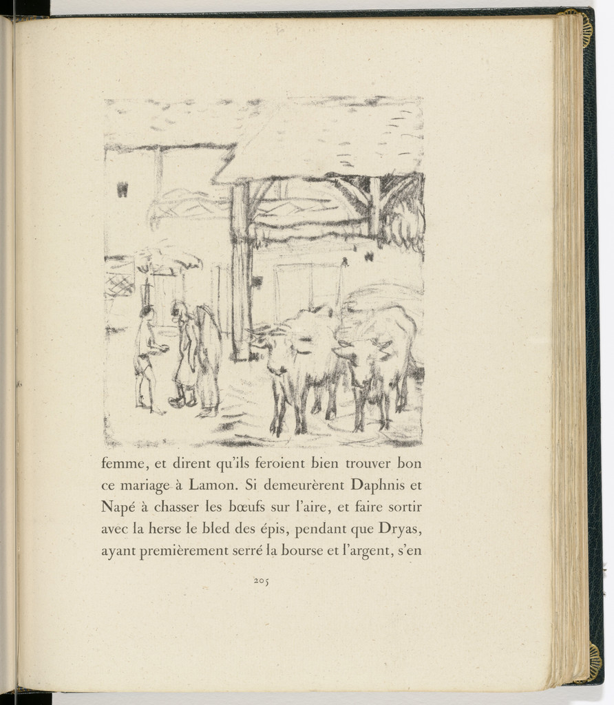 In-text plate (page 205) from Daphnis et Chloé